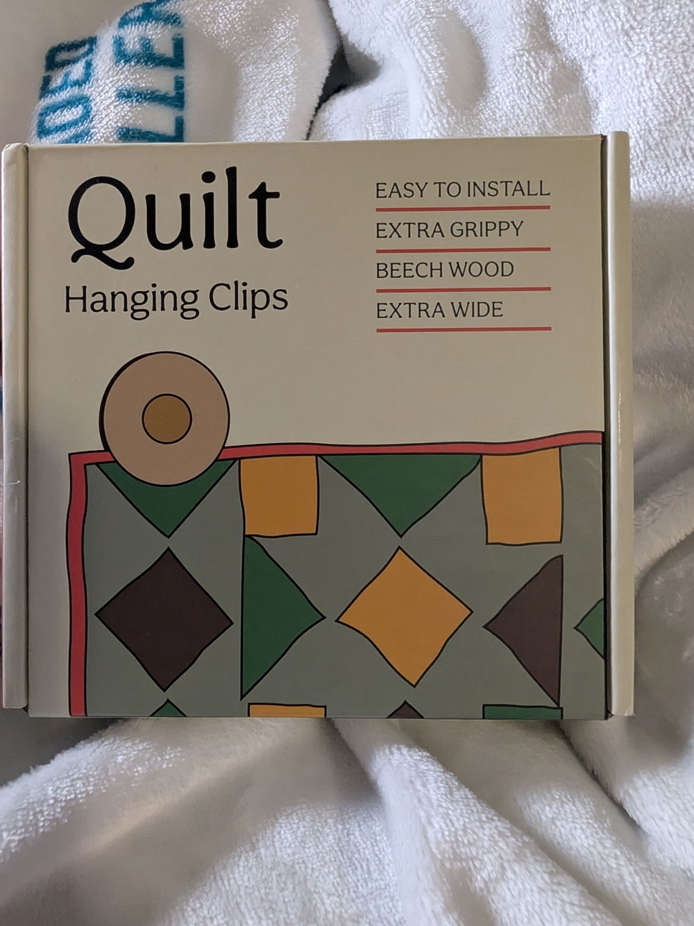 Quilt Hanging Clips - Natural Beech Wood